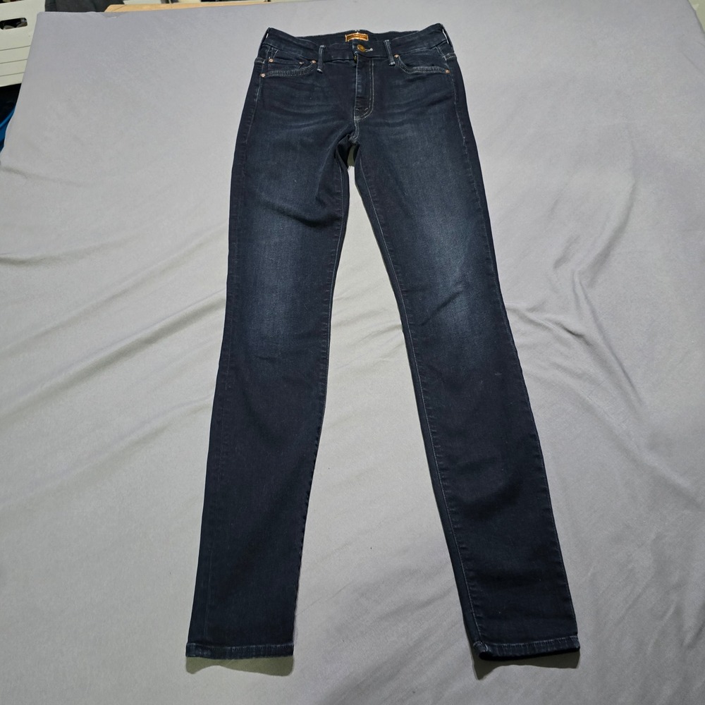 Mother High Waisted Looker Jeans Womens 25 Dark Wash Coffee Tea or Me 12211-104